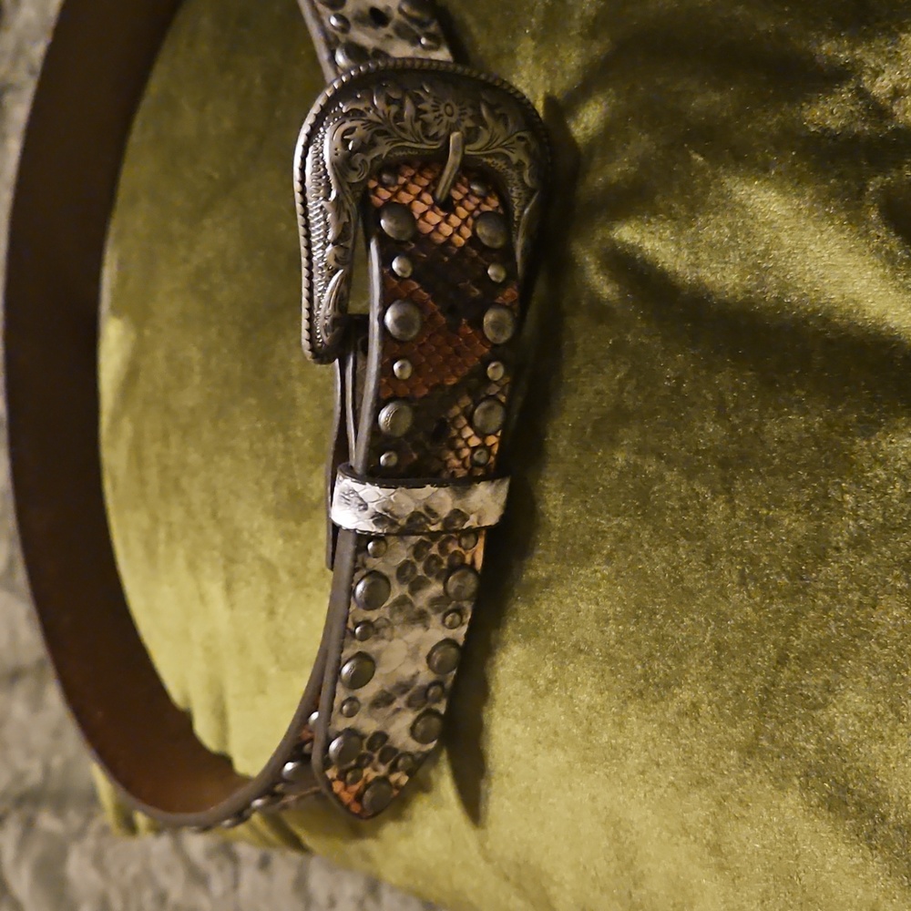 Angel Ranch Python Belt - Picture 5 of 7